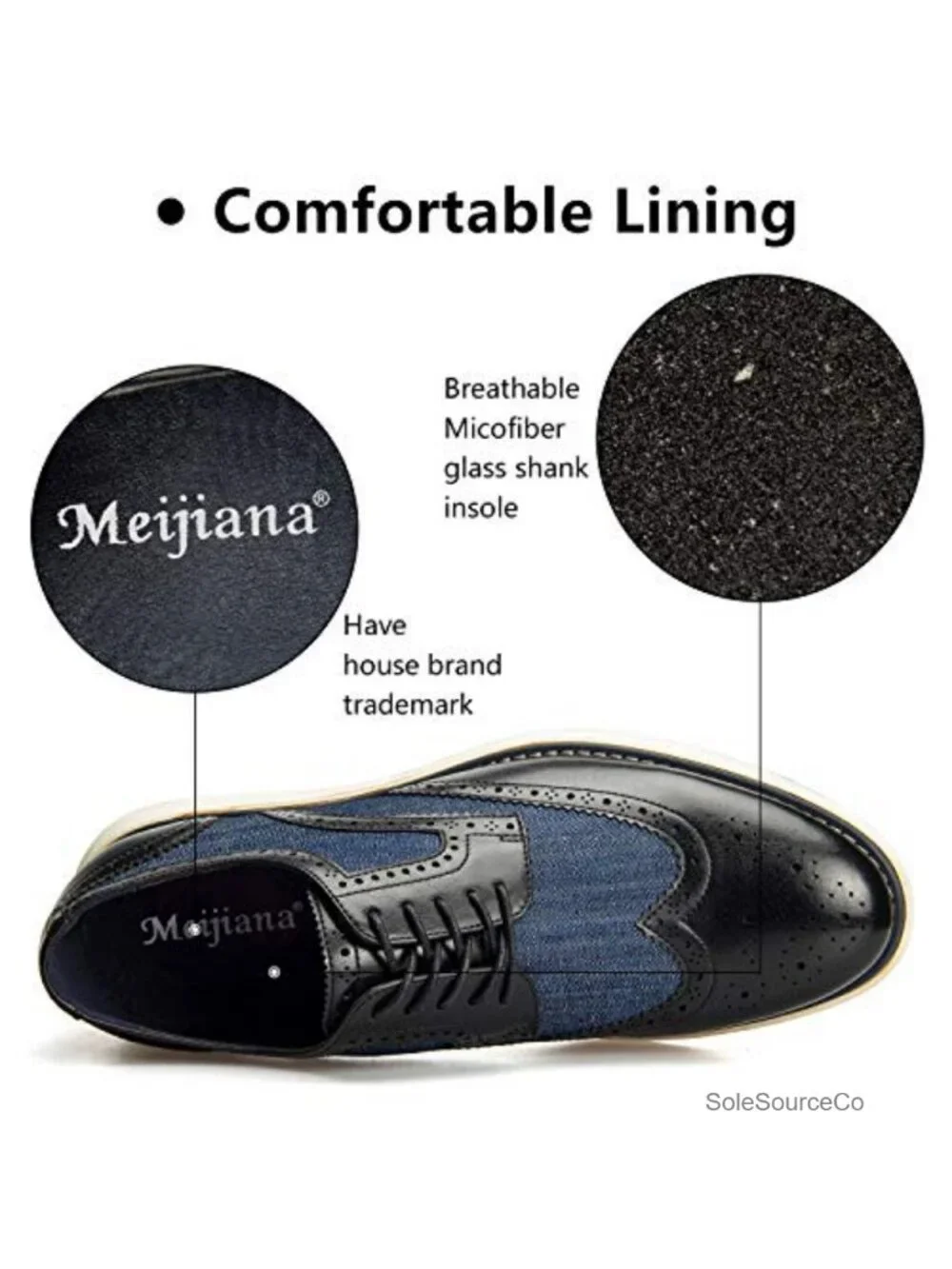 Men's Oxford Shoes Lace-Up Round Toe Lightweight Casual Dress